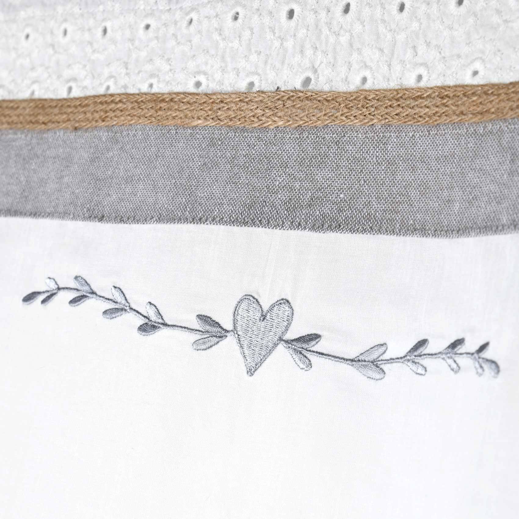 Lovely Casa - Coussin rectangulaire esprit romantique - LOVELY CASA - Imagen 4