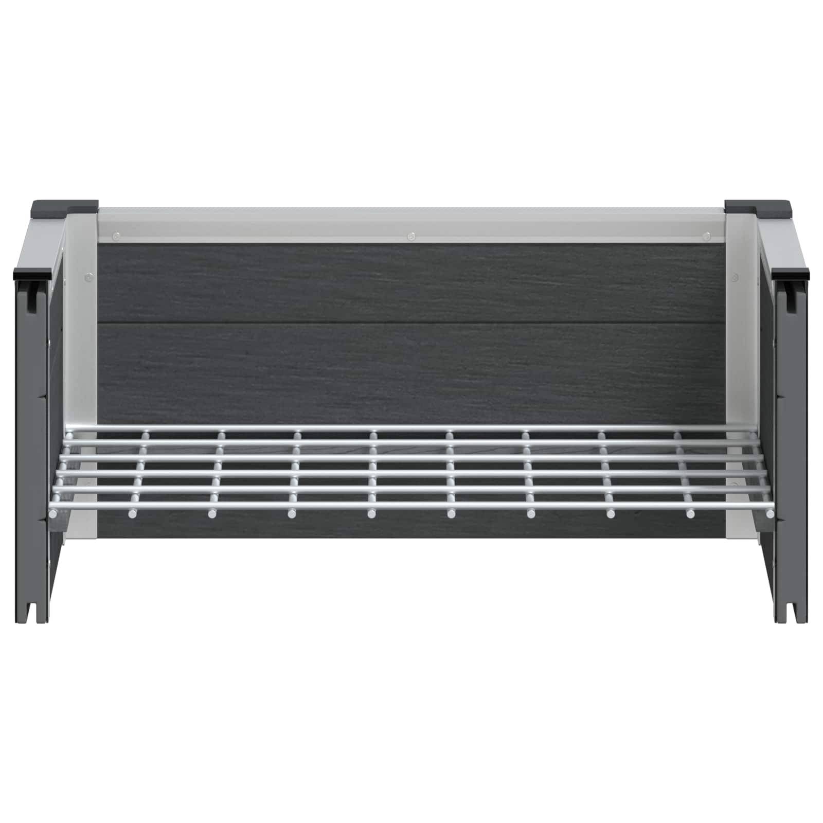 Prolenta Premium - Jardinière aluminium gris 50 x 30 x 22 cm - Prolenta premium p327.2 - Image 9