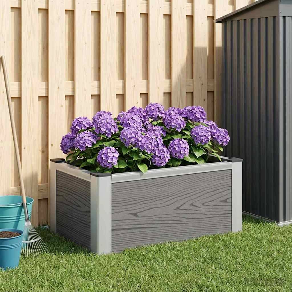 Prolenta Premium - Jardinière aluminium gris 50 x 30 x 22 cm - Prolenta premium p327.2 - Image 1