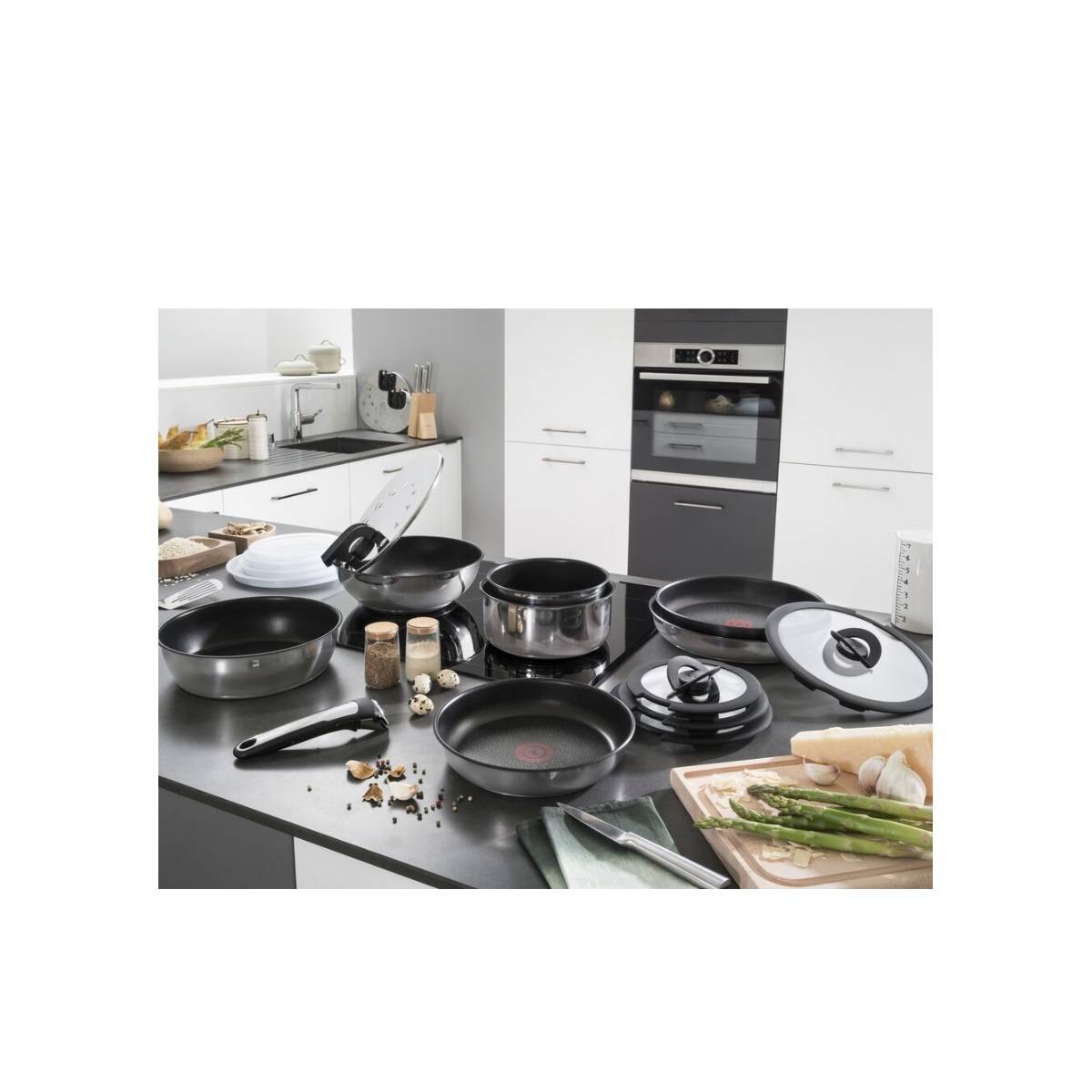 Poêle acier inoxydable 28cm L9730602 Tefal - Image 4