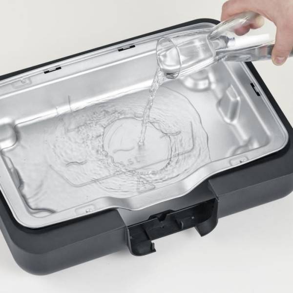 Severin - Barbecue Electrique - Grillade  électrique SEVERIN - PG8556 - Surface de cuisson 37x29cm - Thermostat réglable - 2300W - Imagen 5