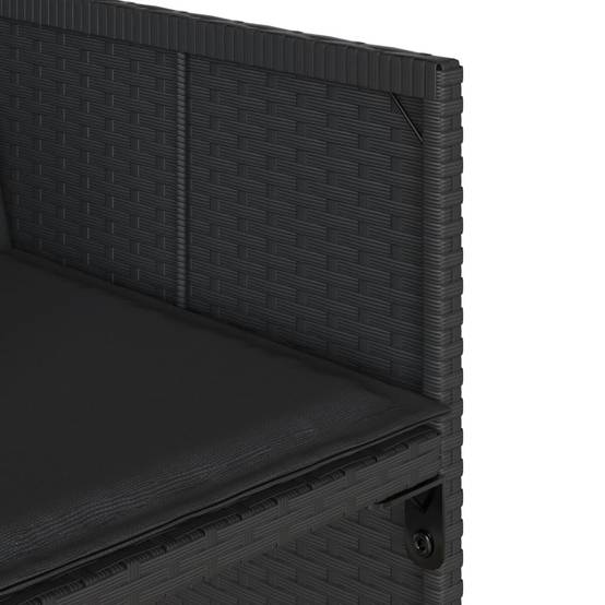 Chaise bois composite 4 places rotin noir 50,5 x 54 x 79 cm - Prolenta premium p390.9 - Image 10