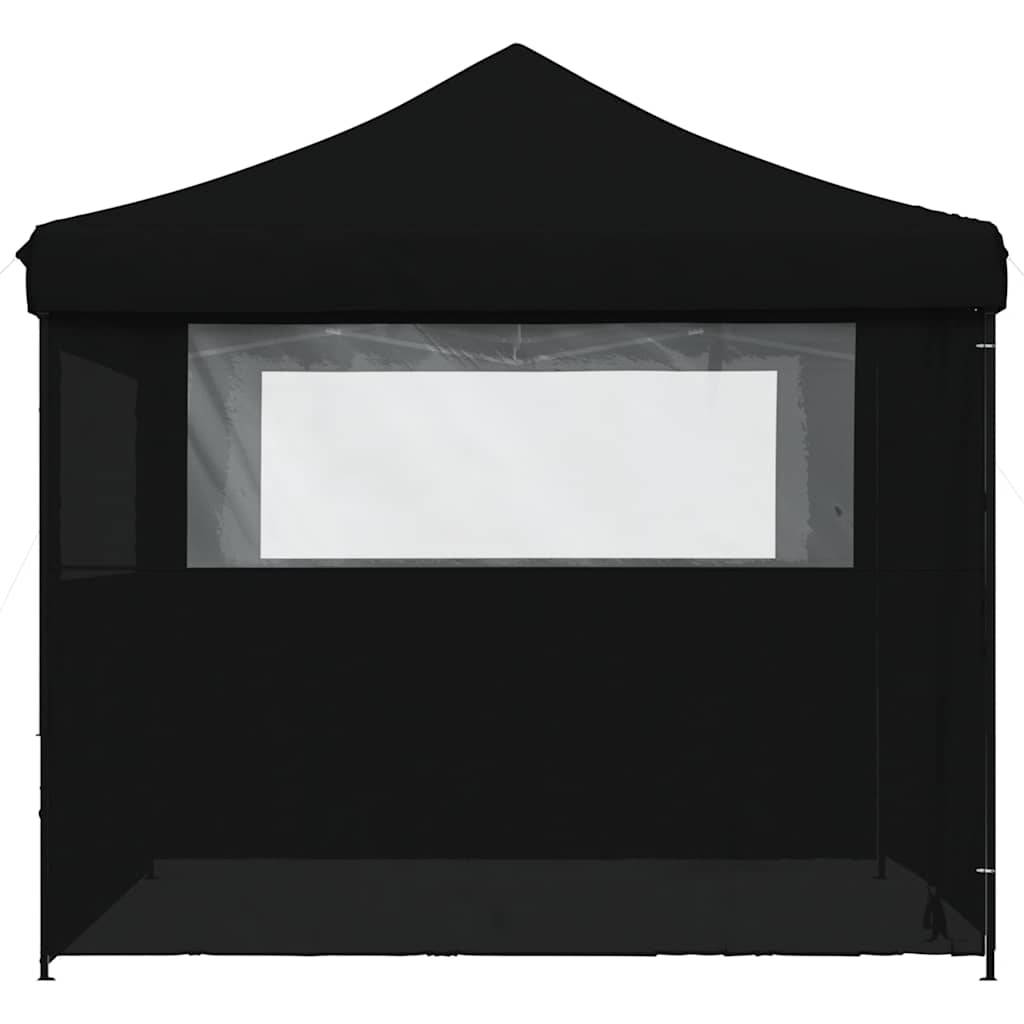 ComfortXL - Tonnelle de réception pliante acier jardin protection insectes 3x3m noire - ComfortXL Outdoor Living - Image 5