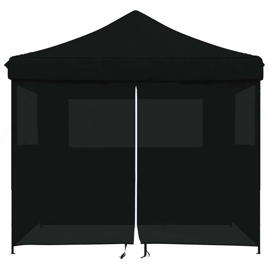 ComfortXL - Tonnelle de réception pliante acier jardin protection insectes 3x3m noire - ComfortXL Outdoor Living - Image 3
