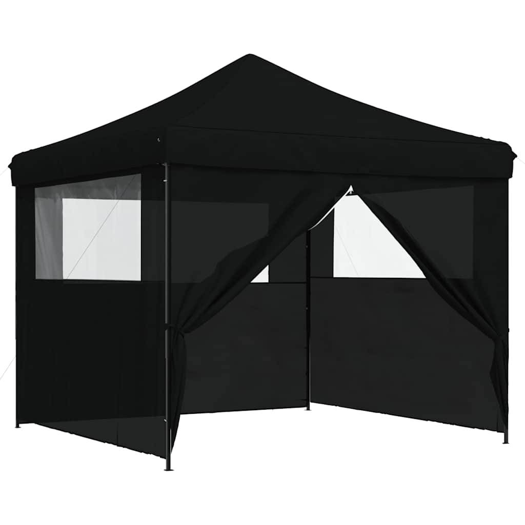 ComfortXL - Tonnelle de réception pliante acier jardin protection insectes 3x3m noire - ComfortXL Outdoor Living - Image 7