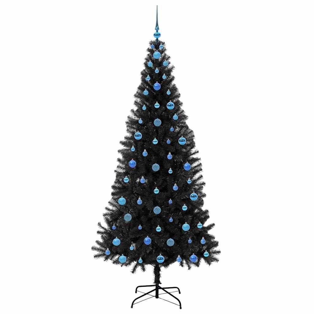 Vidaxl - Sapin de Noël Noir 210 cm PVC vidaXL 3396494 - Image 5