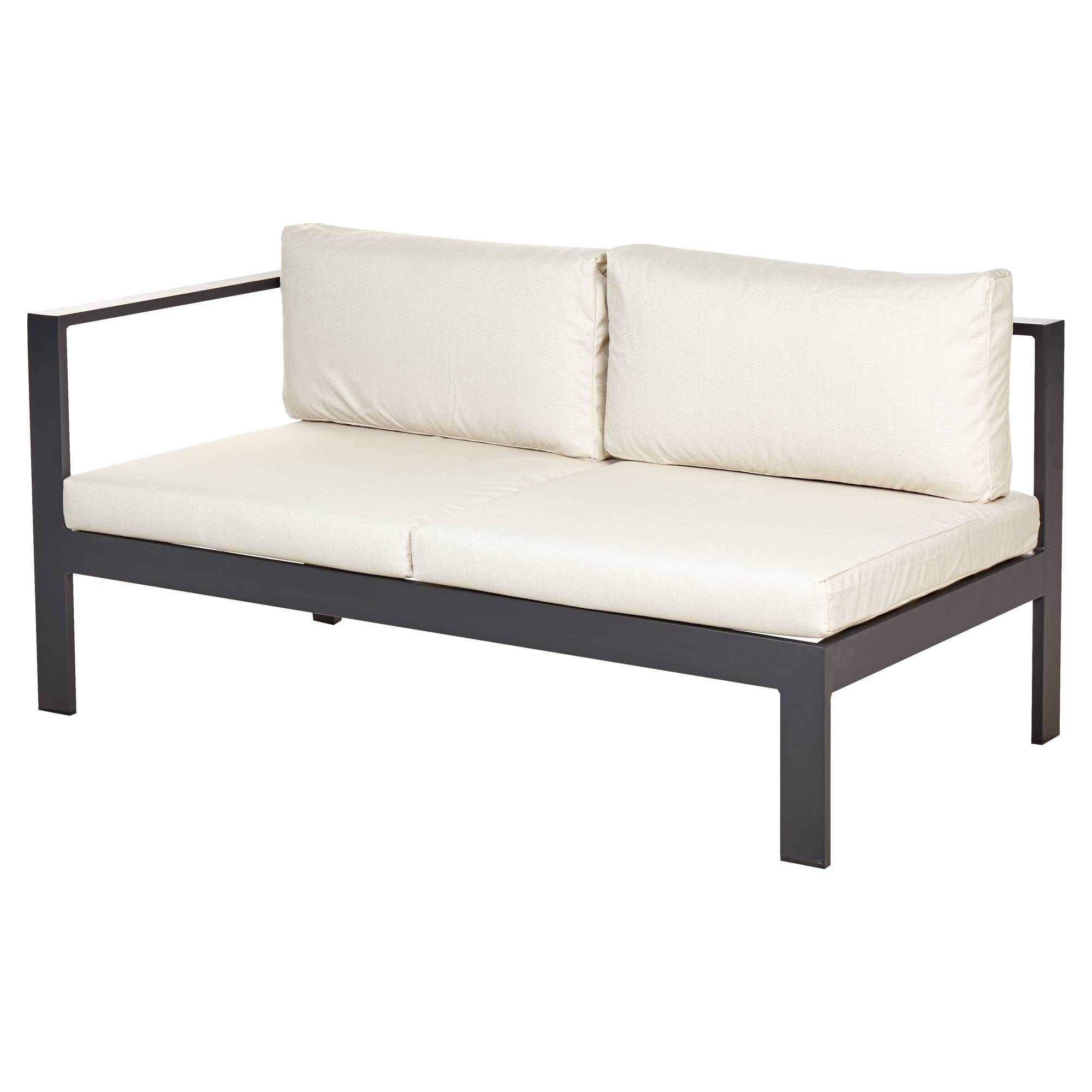 Beliani - Set de jardin, 5 Personnes Aluminium Beige MESSINA - Beliani - Imagen 5