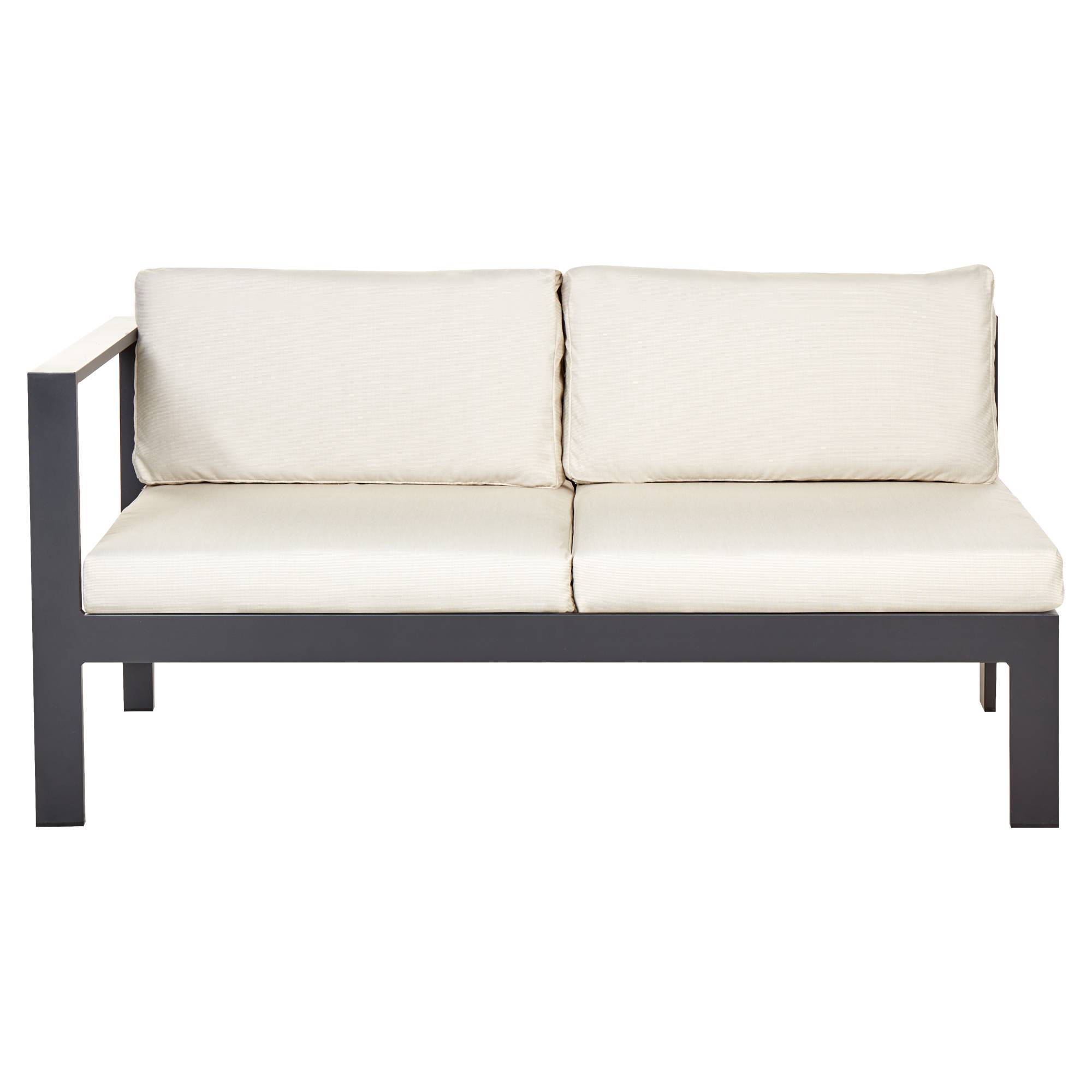 Beliani - Set de jardin, 5 Personnes Aluminium Beige MESSINA - Beliani - Imagen 3