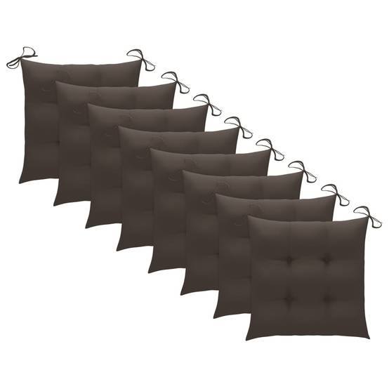 Chaises de jardin pliables bois d'acacia taupe 54 x 57 x 91 cm - PANGIVO - Image 9