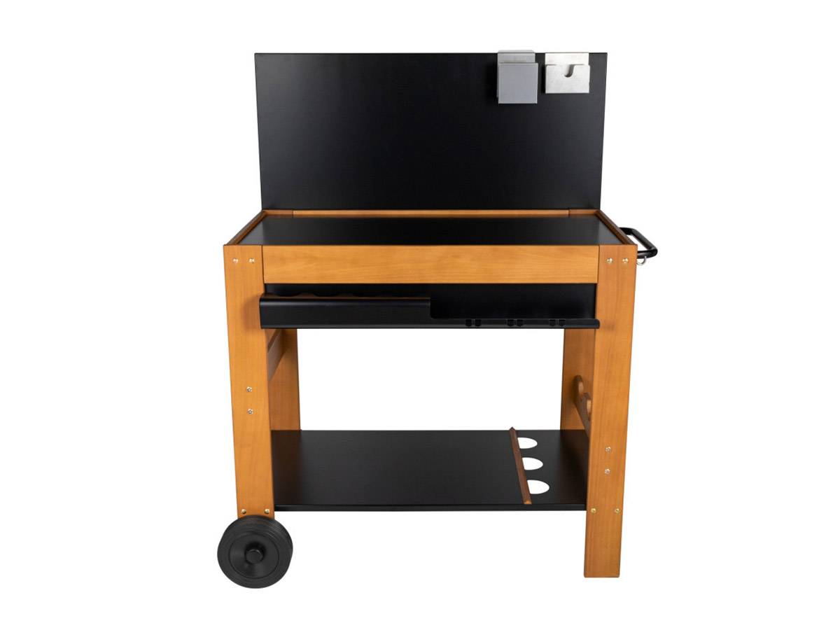 Somagic - Chariot pour plancha en bois Halong - Somagic - Image 1