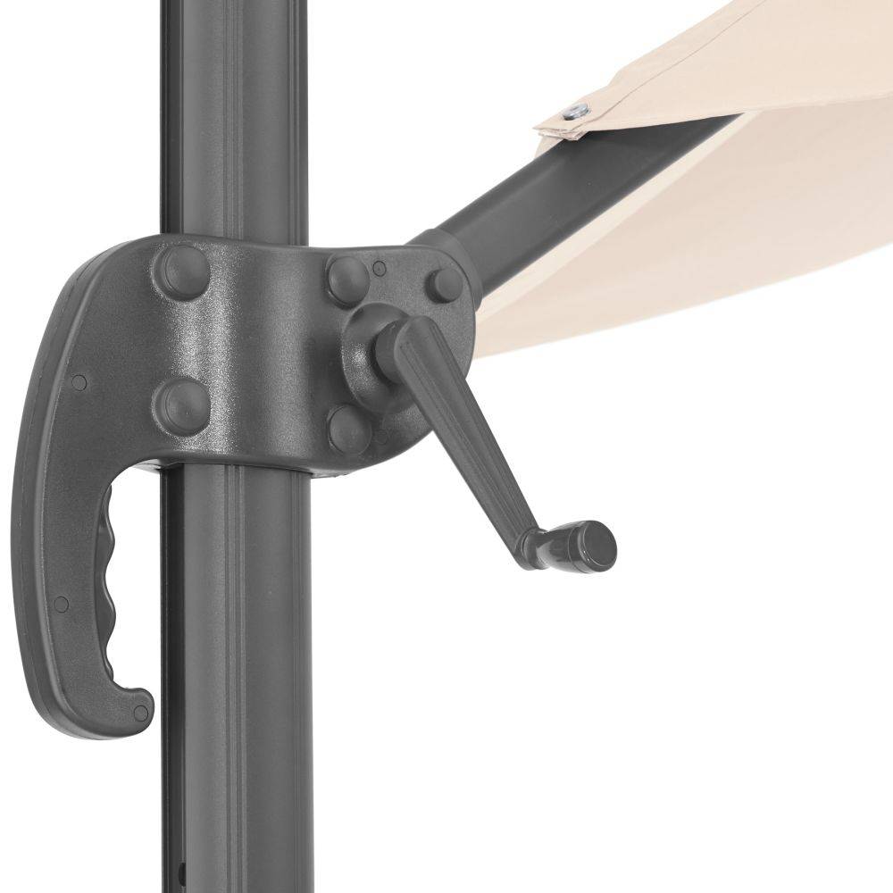 Helloshop26 - Parasol 300 cm beige meuble jardin - Imagen 4
