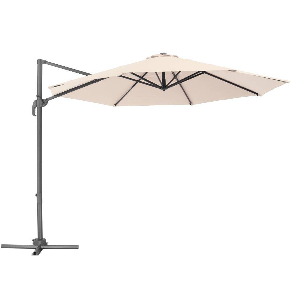 Helloshop26 - Parasol 300 cm beige meuble jardin - Imagen 1