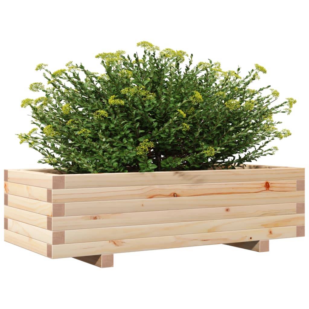 Maison Chic - Jardinière, Bac à fleurs, Pot de fleurs 90x40x26,5 cm bois de pin massif - Imagen 4