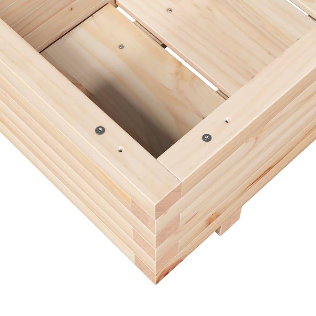 Maison Chic - Jardinière, Bac à fleurs, Pot de fleurs 90x40x26,5 cm bois de pin massif - Imagen 8
