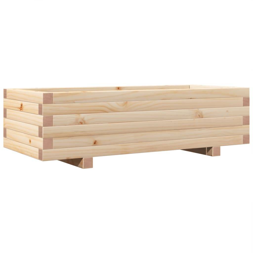 Maison Chic - Jardinière, Bac à fleurs, Pot de fleurs 90x40x26,5 cm bois de pin massif - Imagen 1
