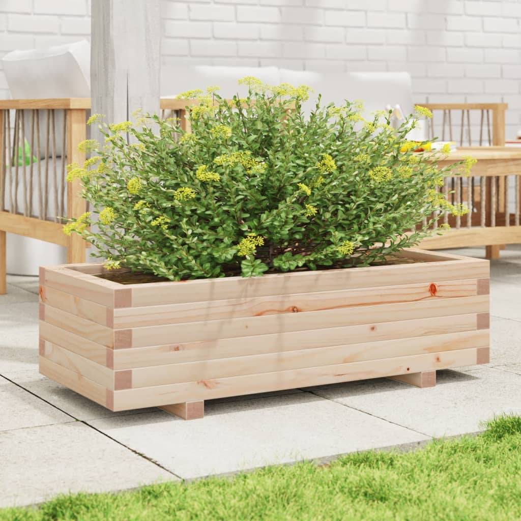 Maison Chic - Jardinière, Bac à fleurs, Pot de fleurs 90x40x26,5 cm bois de pin massif - Imagen 2