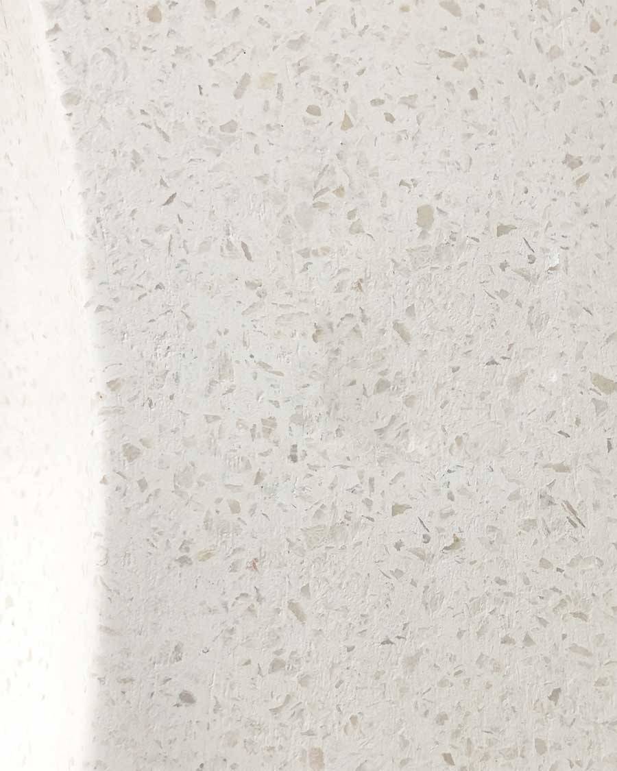BORNÉO - Meuble en teck et marbre terrazzo blanc 165 cm - UNIQKA - Imagen 8