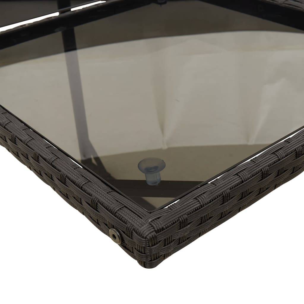 Grande Table de Jardin 330cm et 12 Chaises Noires en Résine Tressée, Salon Encastrable pour 12 Personnes – ComfortXL Outdoor Living - Image 5