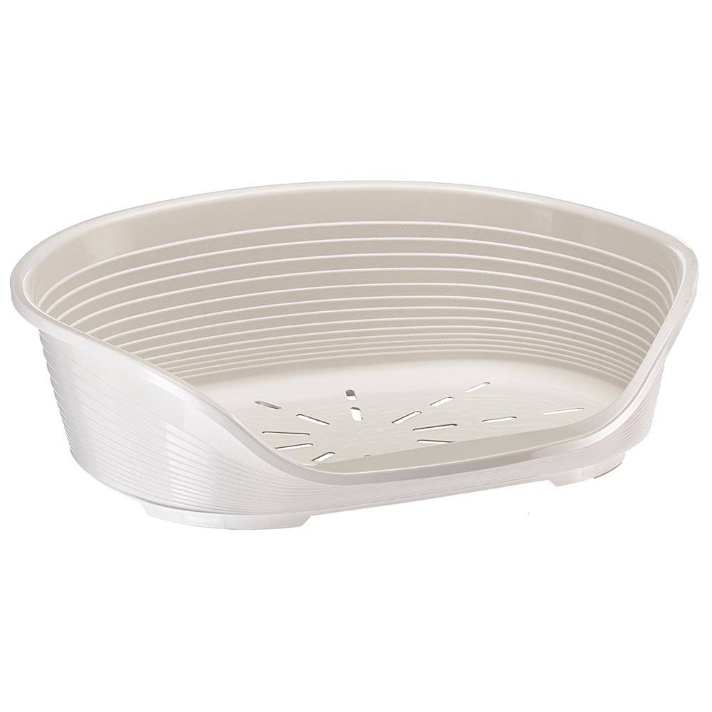 Ferplast - FERPLAST - Panier Chien Panier Chat  - Lit pour Chien en Plastique Small - 100% Plastique Recyclé - Lit pou Chat Lavable - Respirant  Antidérapant - - Imagen 1