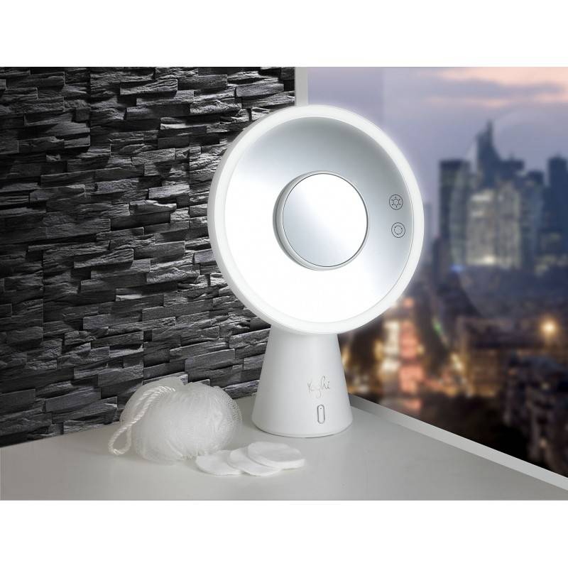 Yoghi - Be White - Miroir 3en1 Avec Lumière Led Et Enceinte Bluetooth - Image 3