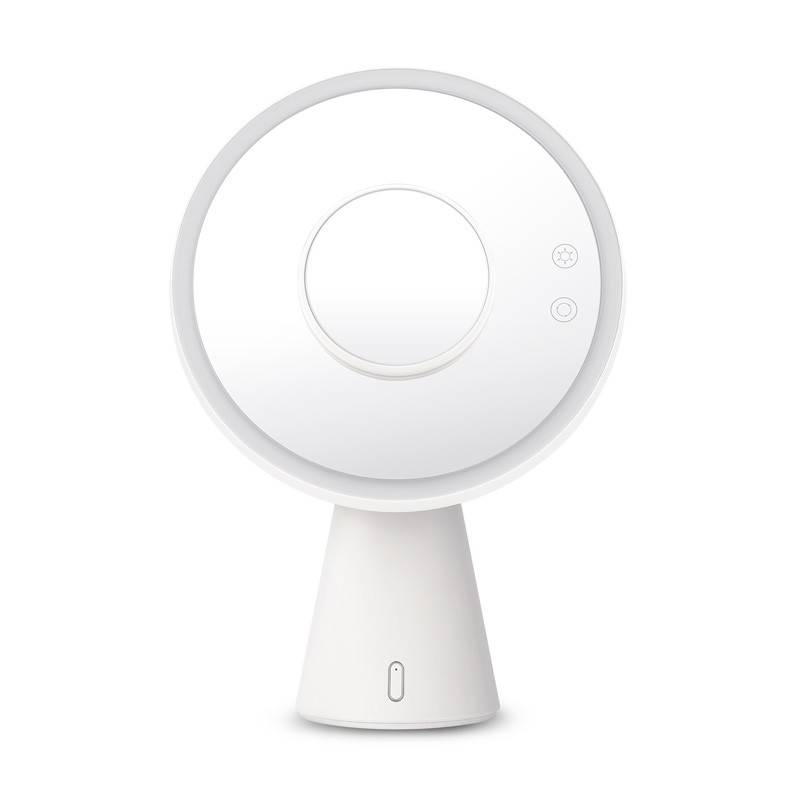 Yoghi - Be White - Miroir 3en1 Avec Lumière Led Et Enceinte Bluetooth - Image 1
