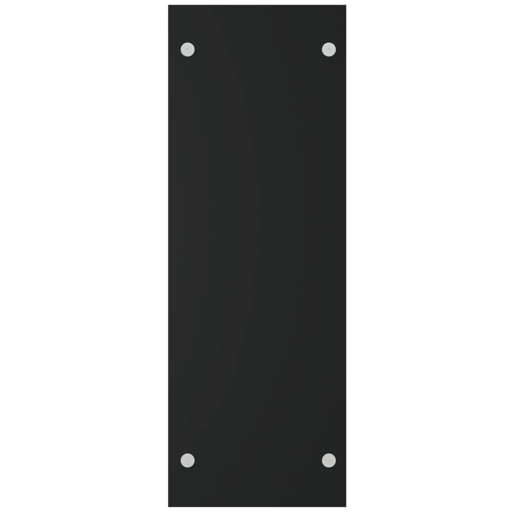 Porte-bûches design Verre Trempé et Acier pour Cheminée Rangement vertical 40x35x100 cm Noir - ComfortXL Outdoor Living - Image 4