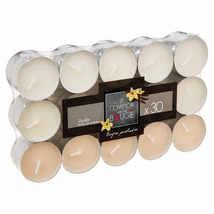 Atmosphera - Lot de 30 bougies parfumées vanille 350g - Atmosphera Créateur d'intérieur - Image 6