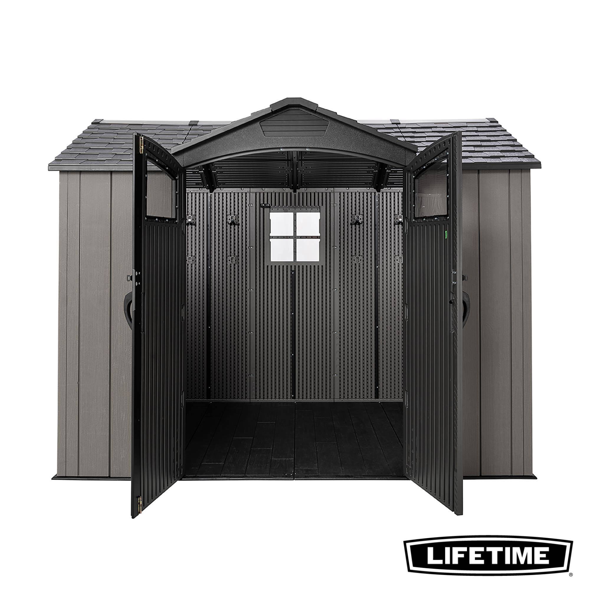 Lifetime - Abri de jardin résine 5.6 m2 (2.83 x 2.14 m) LIFETIME #60476