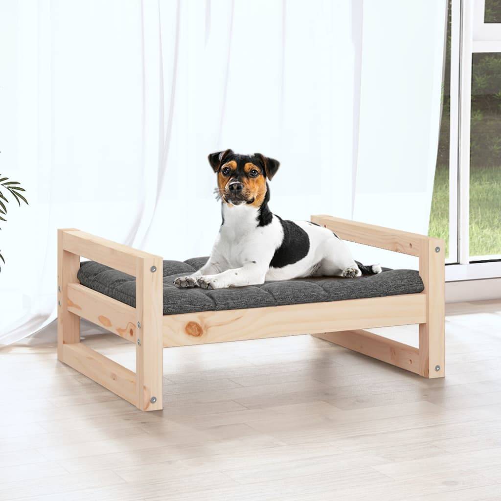 Vidaxl - Lit pour chien 55,5x45,5x28 cm Bois de pin solide vidaXL 821467 - Imagen 4