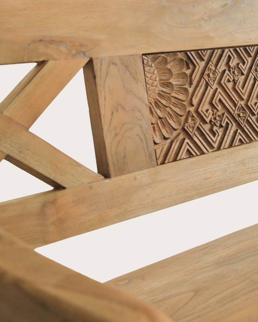 Yumi - Banc en bois massif de teck - UNIQKA - Imagen 5