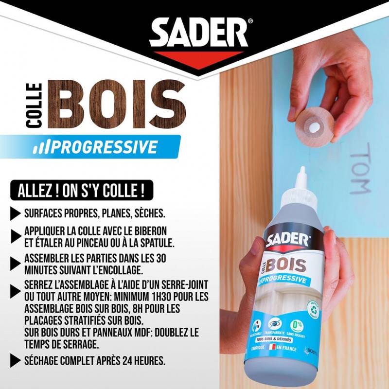 Sader - SADER COLLE BOIS BIBERON 100GR - Image 4