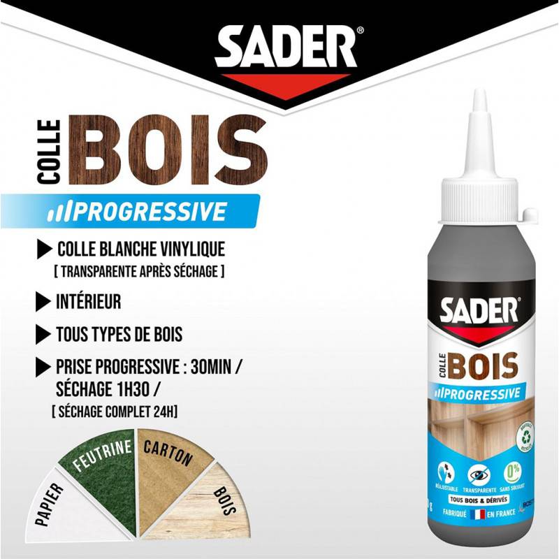 Sader - SADER COLLE BOIS BIBERON 100GR - Image 2