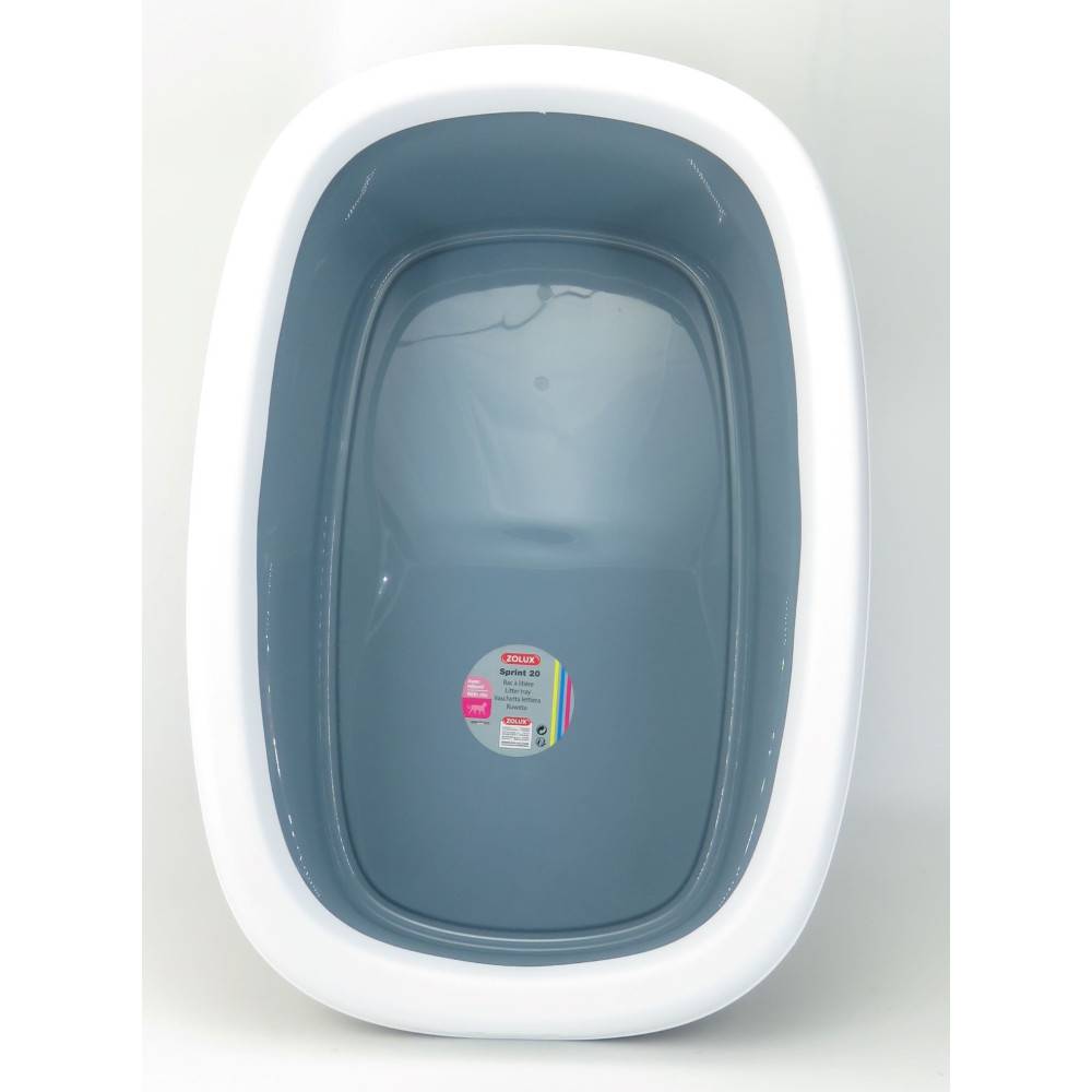 Bac a litière sprint 20 bleu acier 39 x 58 x 17 h pour chat - Imagen 4