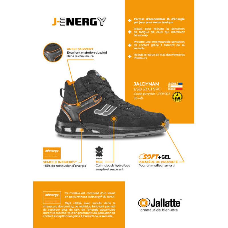 Jallatte - Chaussure de sécurité JALDYNAM SAS S3 CI SRC | JYJY103 - Jallatte - Imagen 2