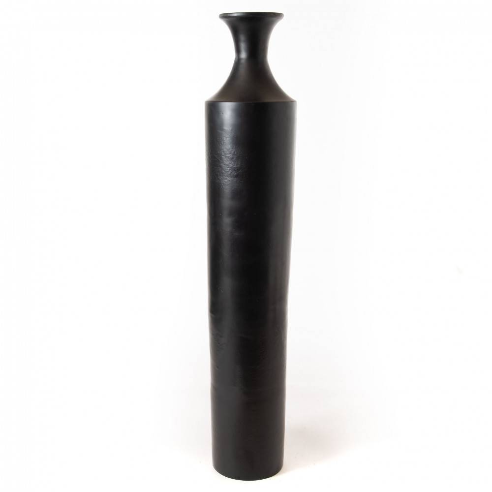 Amadeus - Vase haut en métal noir H150 cm