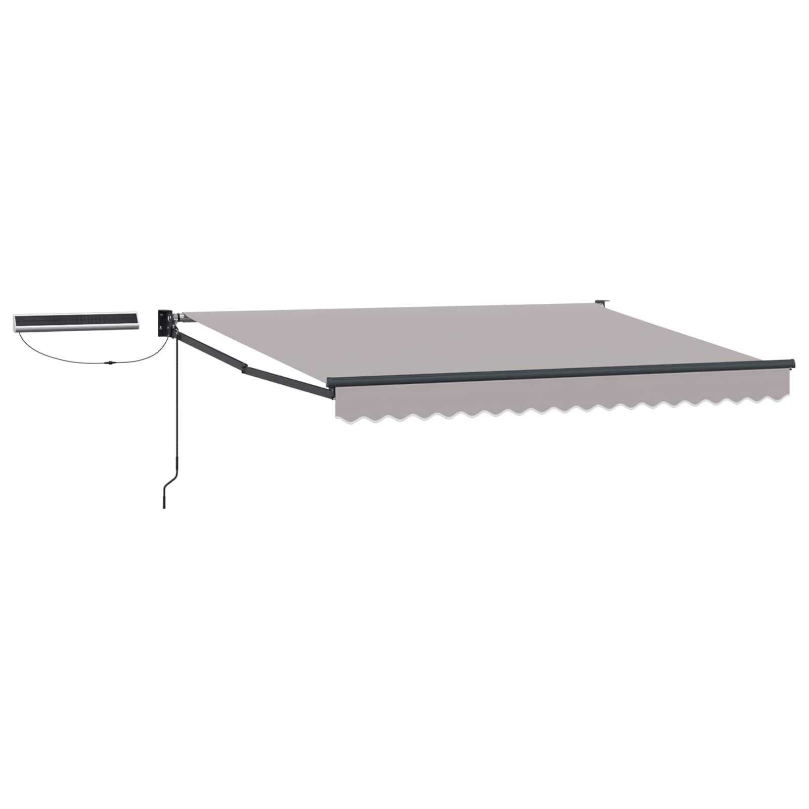 ComfortXL - Store banne électrique motorisé aluminium terrasse Gris clair et anthracite 3x2,5m - ComfortXL Outdoor Living - Image 2