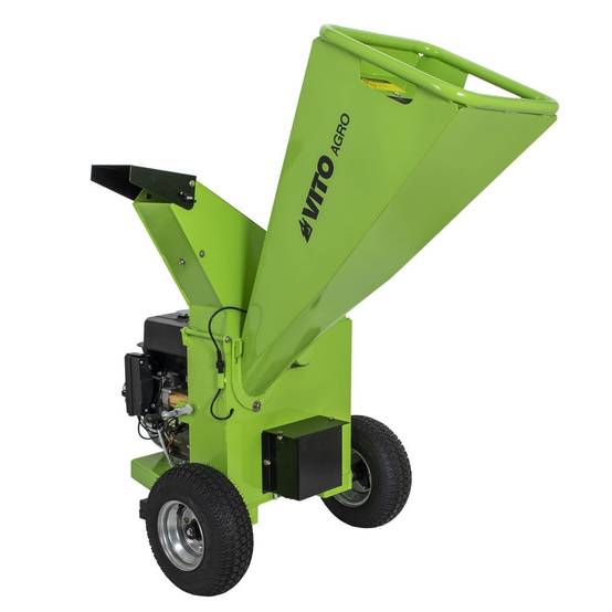 Broyeur de végétaux Thermique 7CV - 2 Lames de coupe - Branches Ø 70mm -Moteur 208Cm3 Poignées VITO - Image 1
