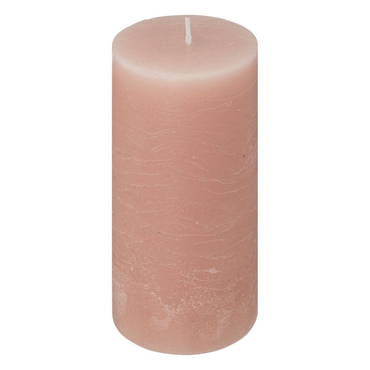 Atmosphera - Bougie rustique rose clair 445g - Atmosphera Créateur d'intérieur