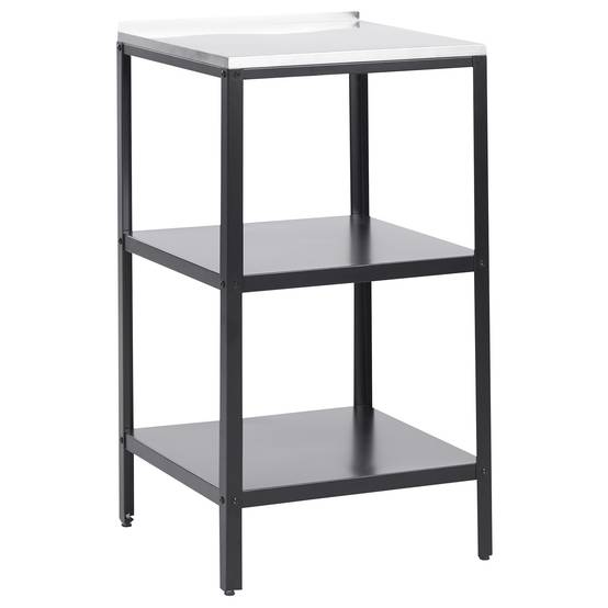 Beliani - Cuisine de jardin Acier Noir VILAMA - 50x50x90- Beliani - Image 2