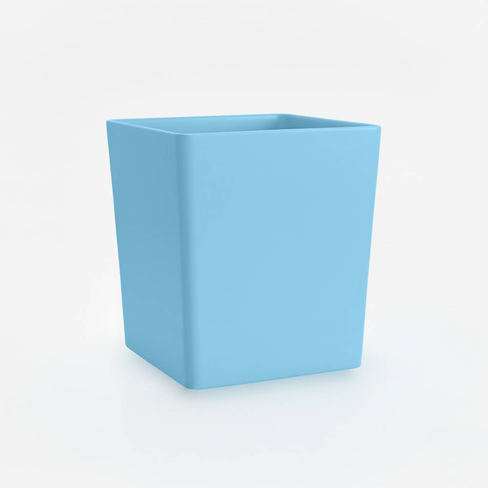 Pot de fleurs carré cubio h 50 cm-plast'up rotomoulage - Image 1