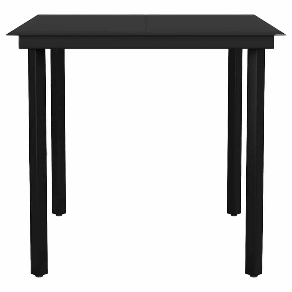 Vidaxl - Ensemble à manger de jardin 5 pcs-Salons de jardin Noir Rotin PVC 327735 - Image 8