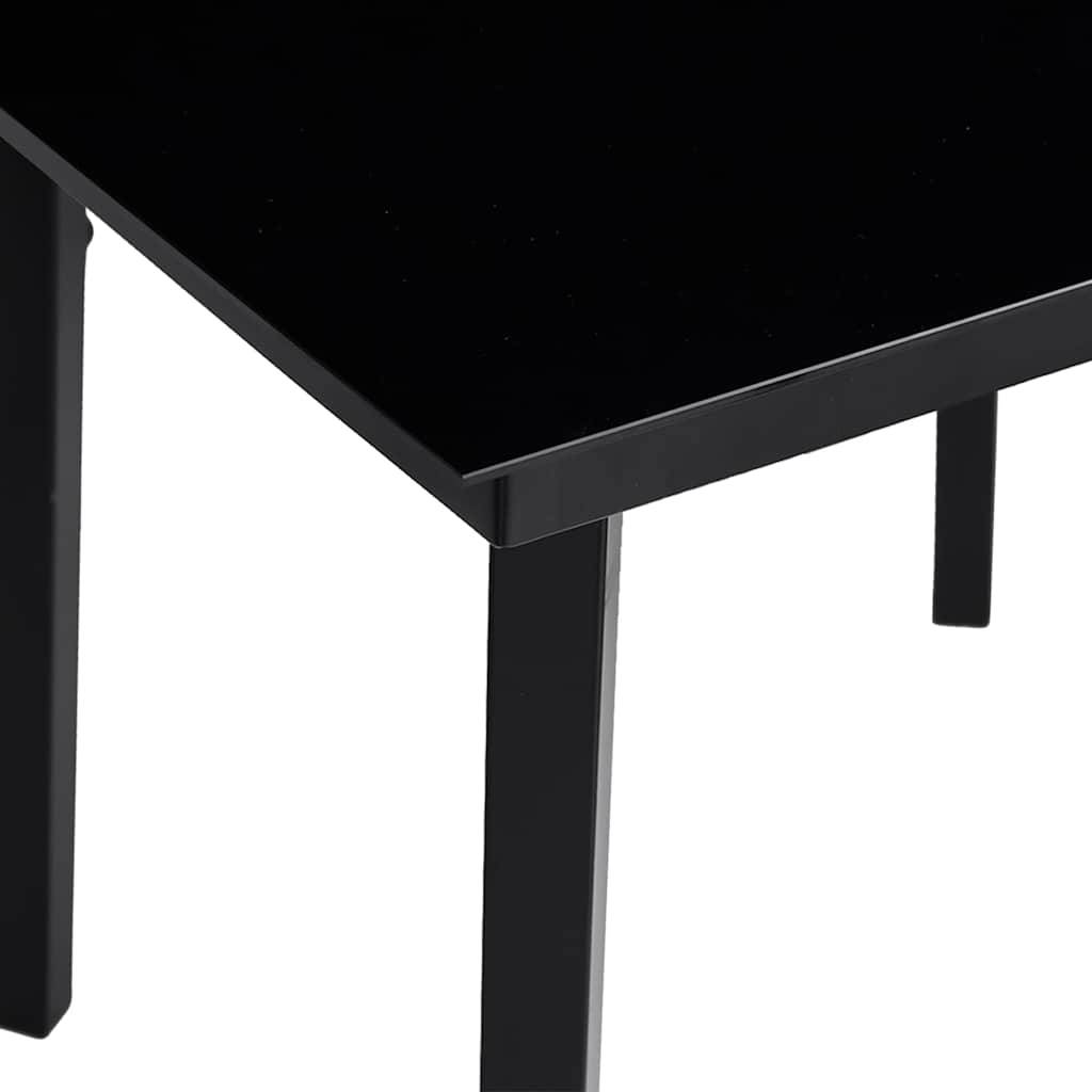Vidaxl - Ensemble à manger de jardin 5 pcs-Salons de jardin Noir Rotin PVC 327735 - Image 9