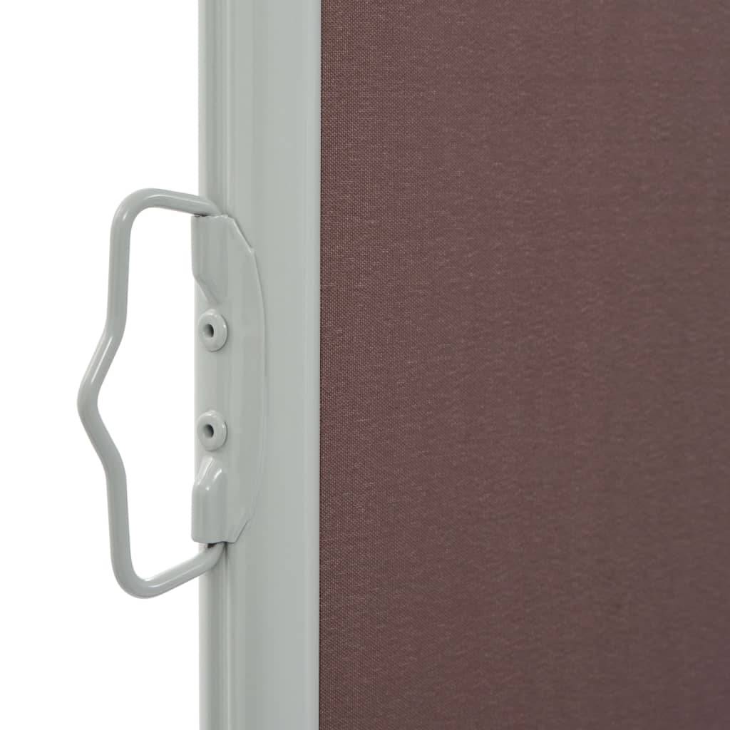 Helloshop26 - Auvent paravent store brise-vue latéral rétractable de patio jardin terrasse balcon protection visuelle écran 100 x 300 cm marron - Imagen 2