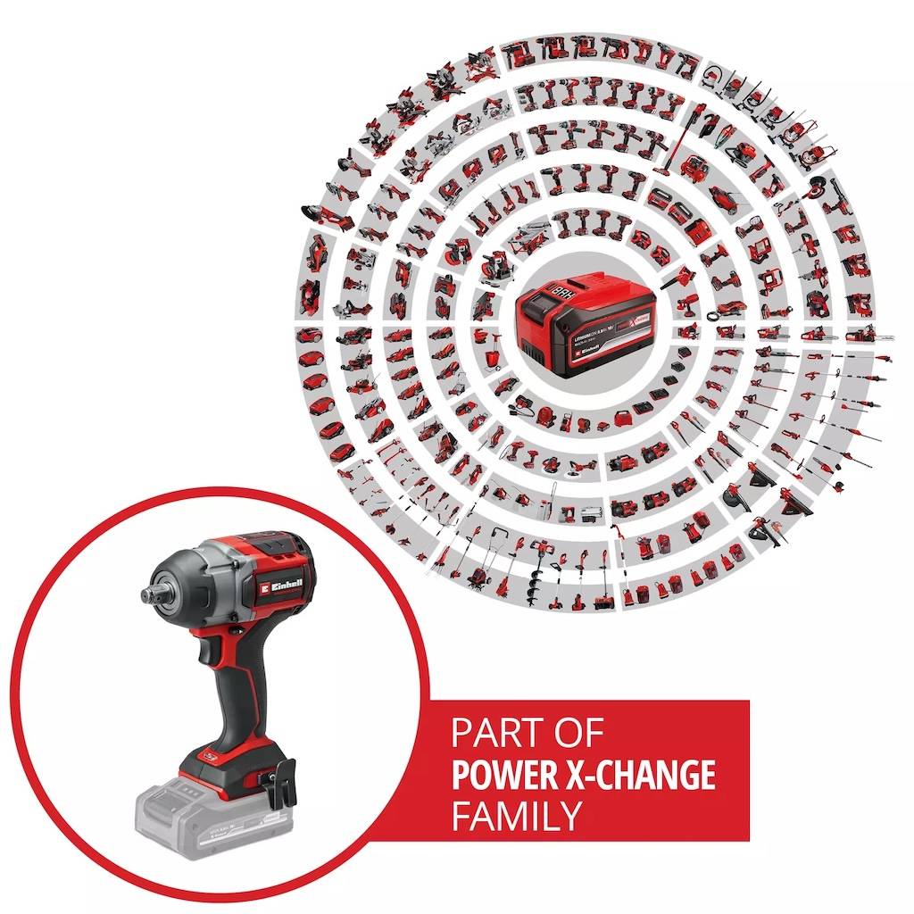 Einhell - Visseuse à chocs sans fil – TP-CW 18/750-C Li BL-Solo - 18 V - 750 Nm - brushless - avec douilles Einhell - Image 3