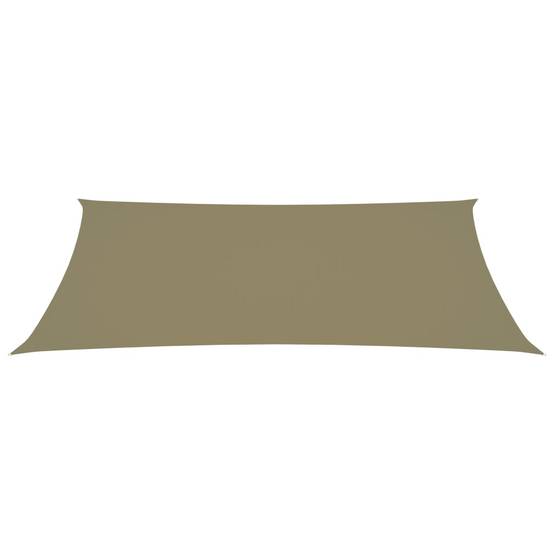 Helloshop26 - Voile d'ombrage parasol tissu oxford rectangulaire 2 x 4,5 m beige - Imagen 2