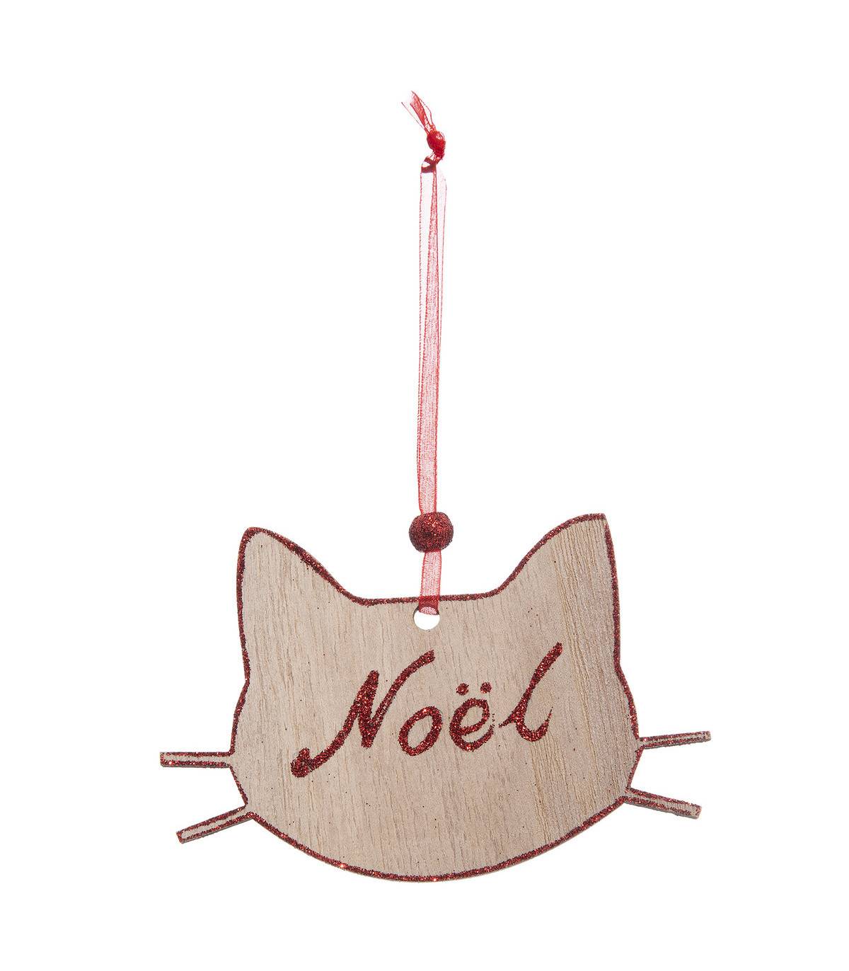 Sujet de Noël en Bois Kit 4 pièces Autour du Chat - Image 3