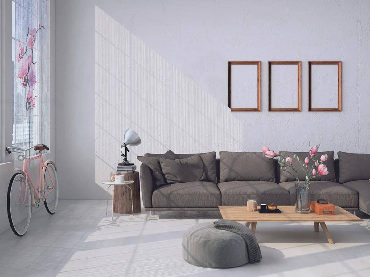 Morel - Rideau de porte Bâtonnets de bambou peints, dessin branches d'orchidée rose sur fond blanc - 90 x 200 cm - Morel - Imagen 3