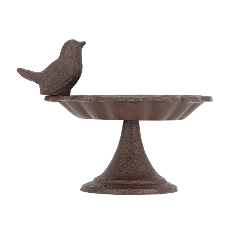 Best For Birds - Bain d'oiseau en fonte - Marron - D 15,1 x H 13,6 cm - Image 6