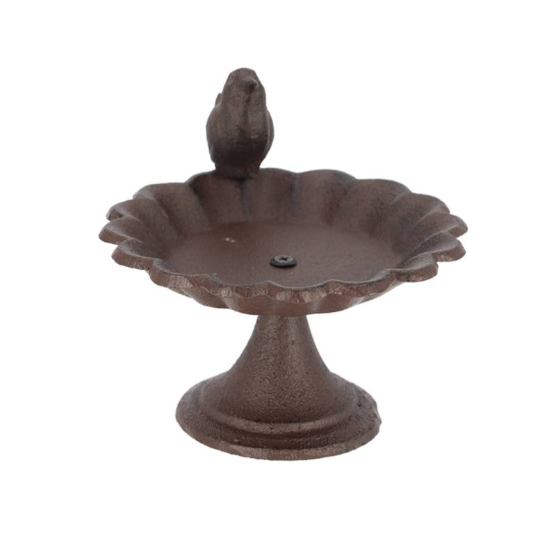 Best For Birds - Bain d'oiseau en fonte - Marron - D 15,1 x H 13,6 cm - Image 3