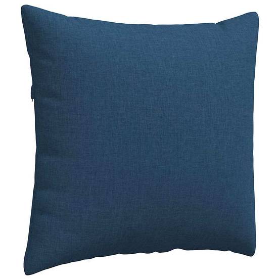 Set de 2 Coussins Carrés en Tissu Déhoussables pour Canapé Fauteuil Décoration Bleu 50x50 cm – ComfortXL Outdoor Living - Imagen 5